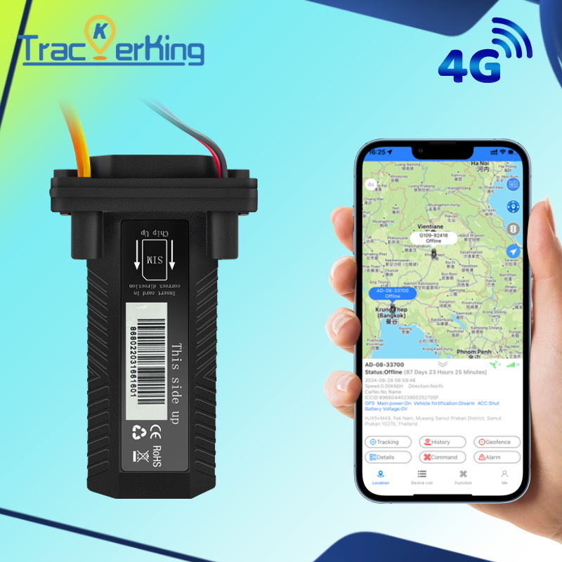 Rastreador GPS Em Tempo Real Para Motocicleta Antifurto Com Motor Off Trackerking ST901 Localizador/GSM Global