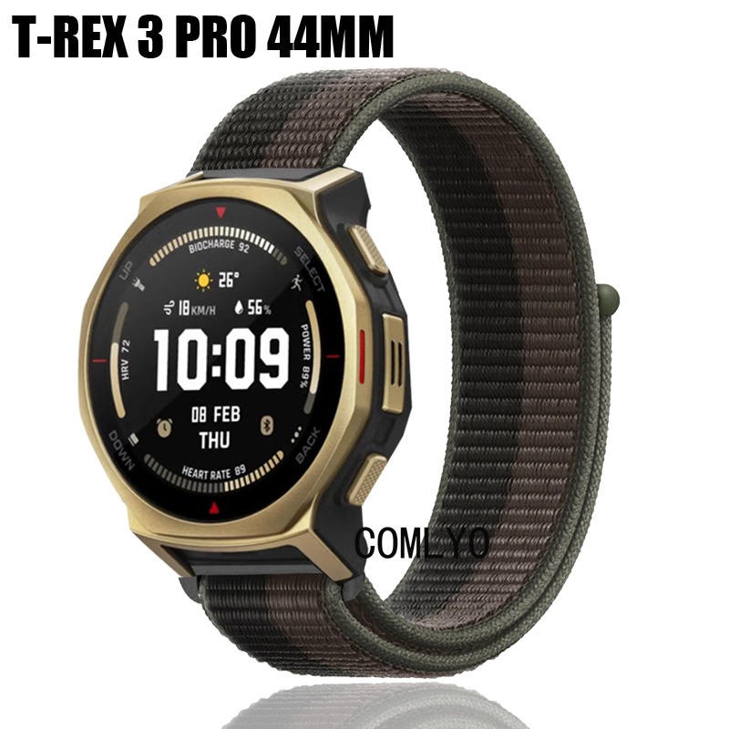 Para Amazfit T-REX 3 PRO 44MM Pulseira De Smartwatch Relógio Inteligente Laço De Náilon Macia