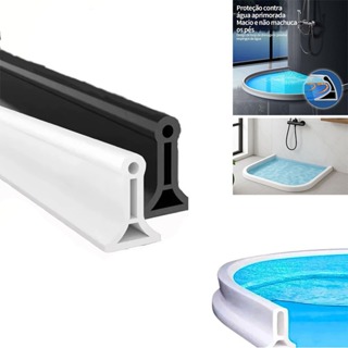 Barreira de Agua Retenção em Silicone Vedação Area Molhada Banheiro Box Lavanderia dupla face em Oferta na Shopee