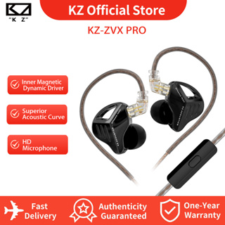 KZ ZVX PRO Fones De Ouvido Intra-Auriculares Com Fio De Metal Fone Baixo Para Jogos Esportivos em Oferta na Shopee