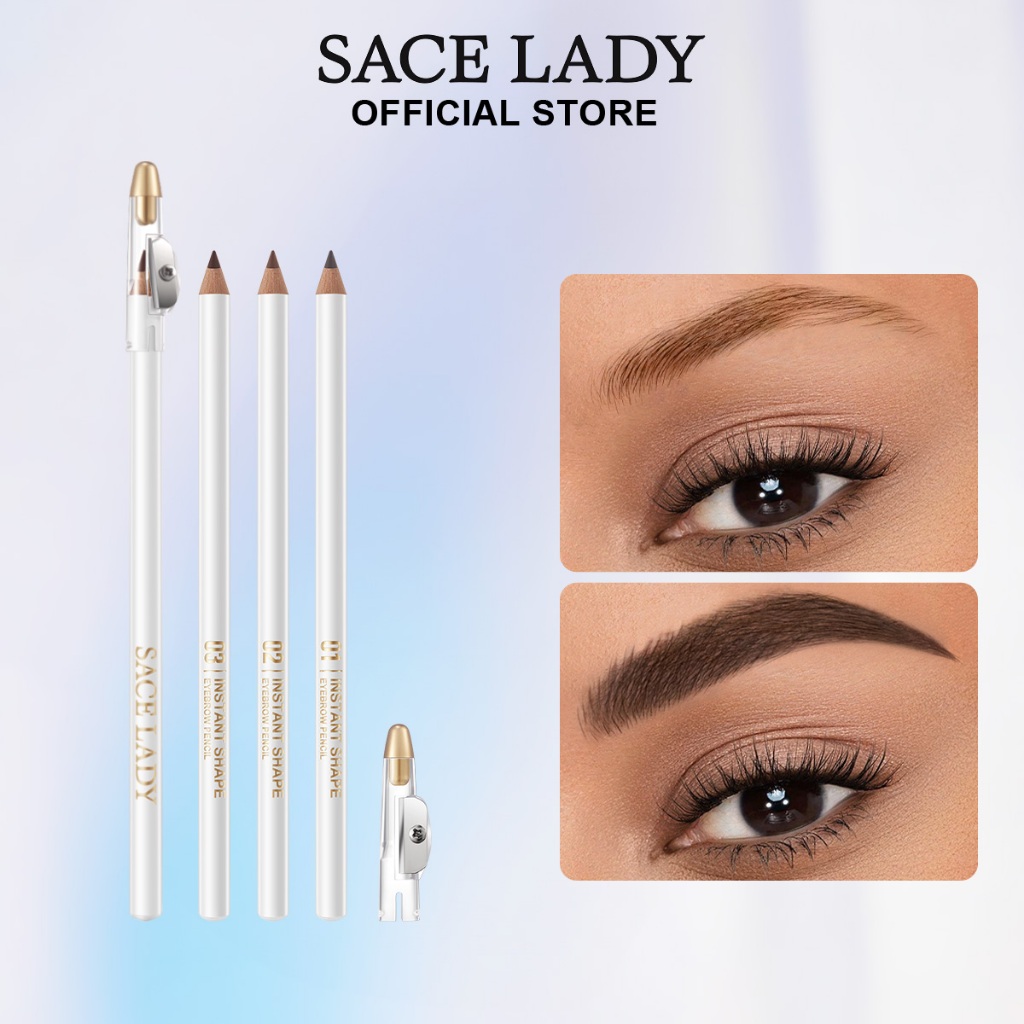 lapis para sobrancelha SACE LADY Apontador Integrado Ideal para Iniciantes