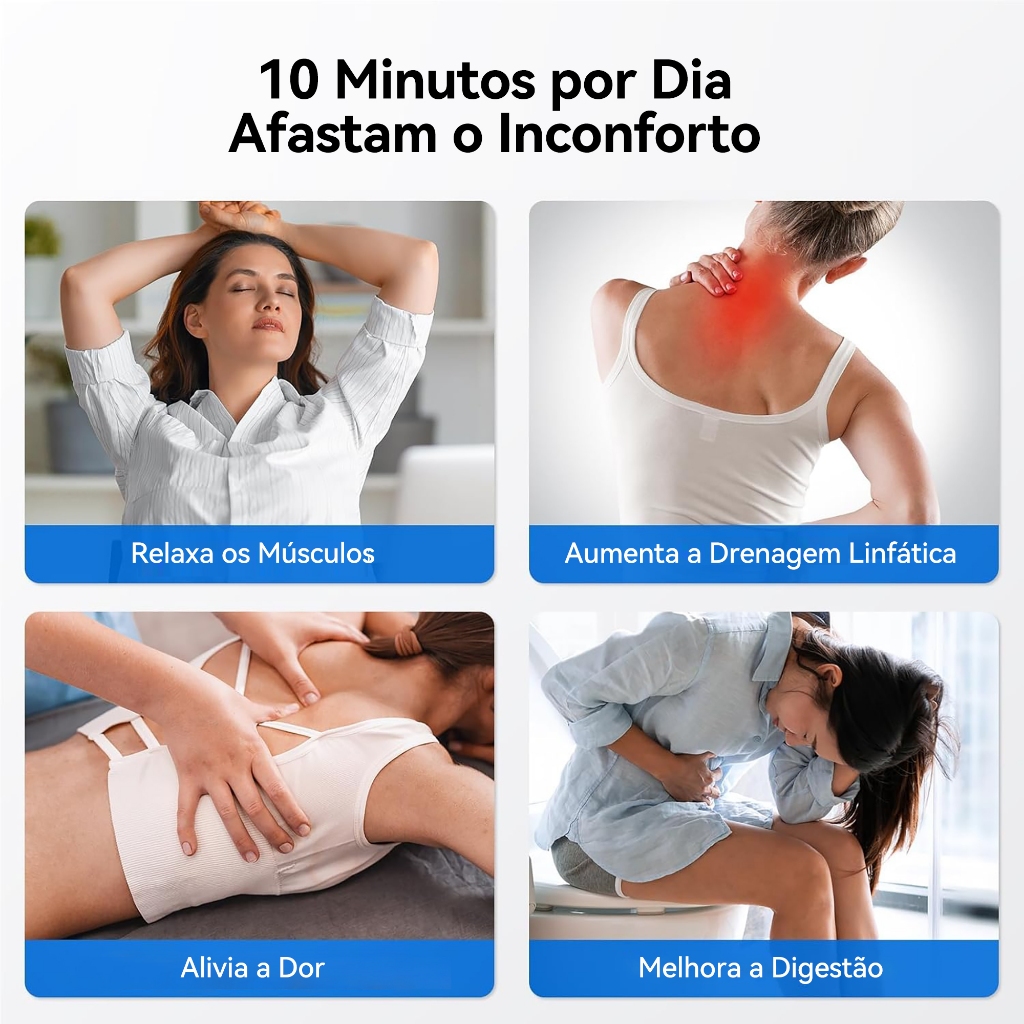 HEROI Queimador de Gordura, Placa de Fisioterapia Vibratória Doméstica, Modo Multiintensidade — imagem 2 de 2