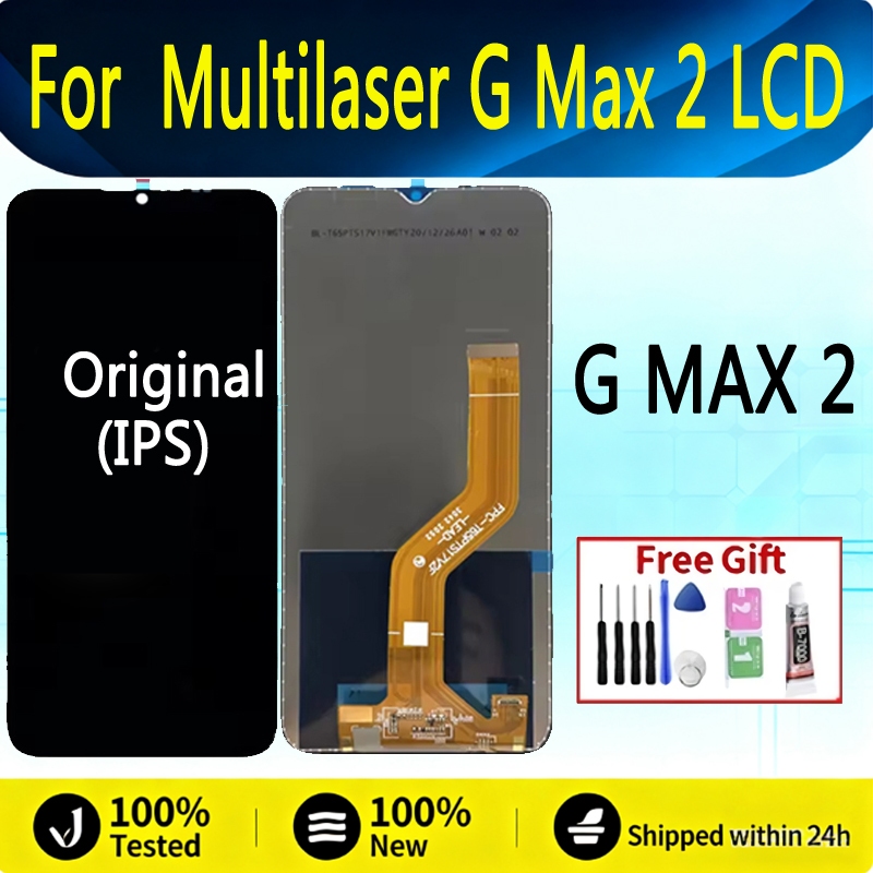 Original Multilaser G Max 2 LCD Display Touch Screen Replacement
