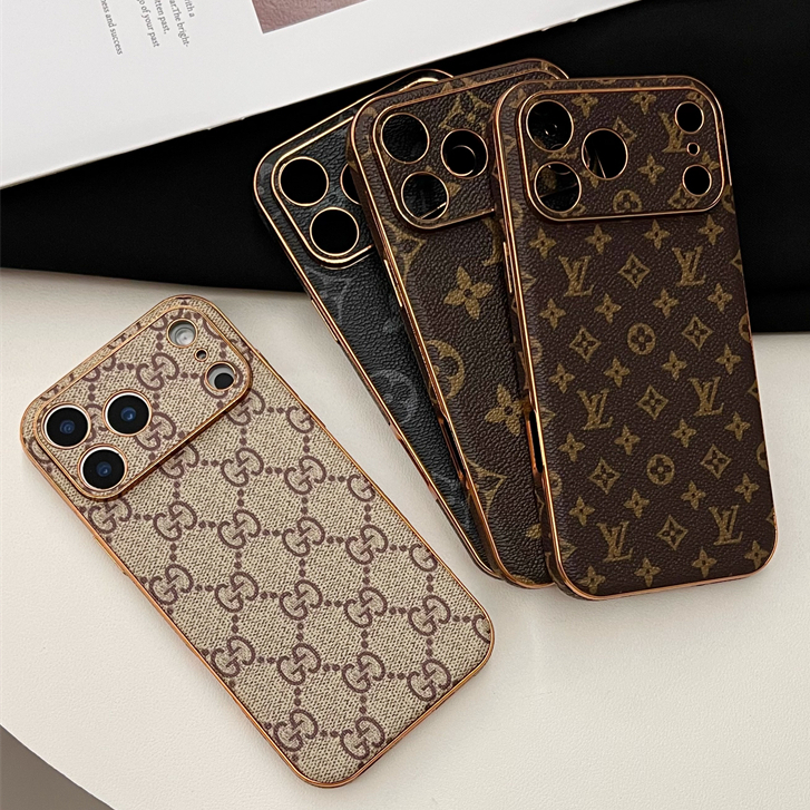 Marca De Moda Etiqueta De Metal Capa De Couro De Luxo Para iPhone 17 16 15 14 13 12 11 Pro Max Plus em Oferta na Shopee