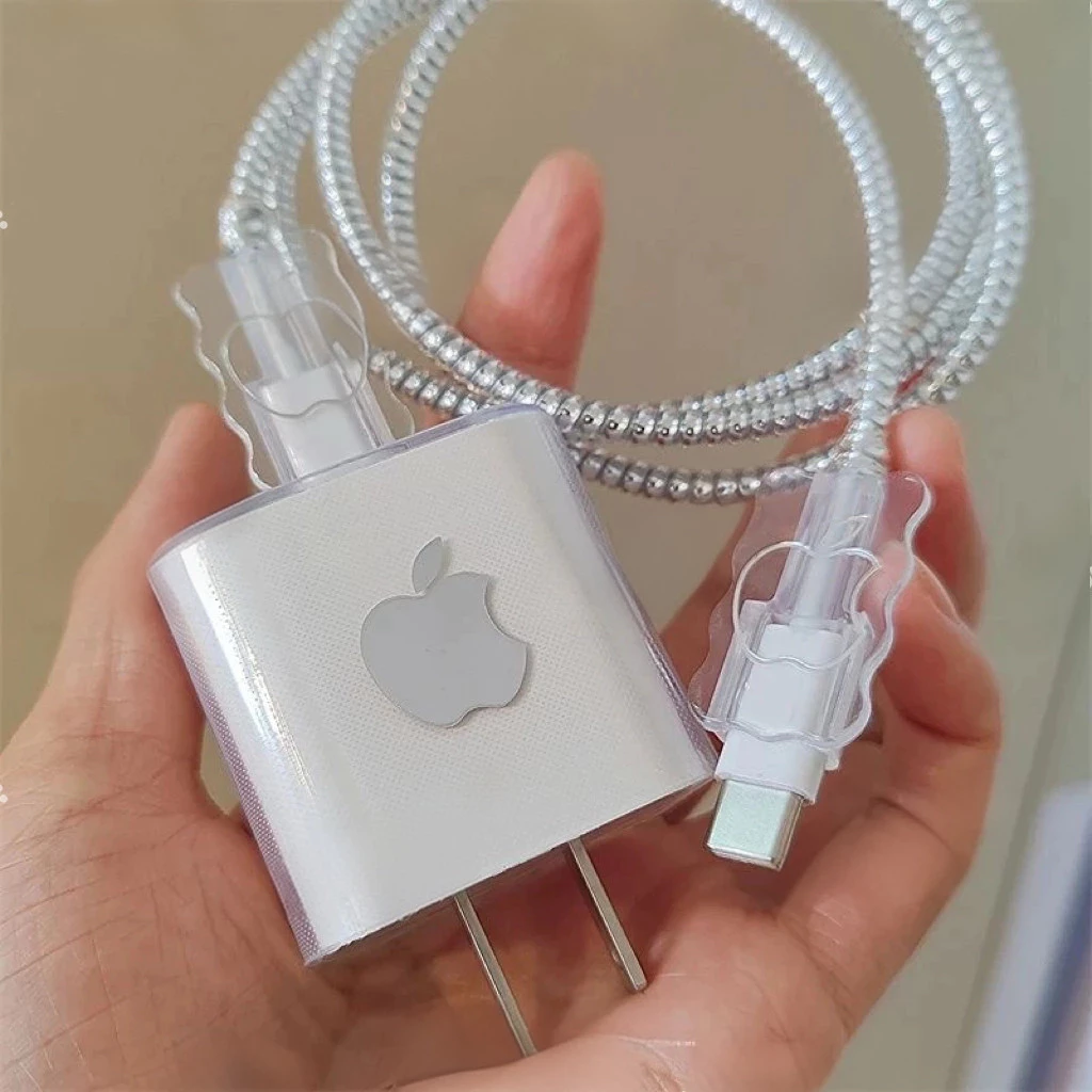 Capa protetora para carregador Apple 20w Capa protetora para cabo de dados adequada para iPhone 11/12/13/iPhone 13/14/15 — imagem 1
