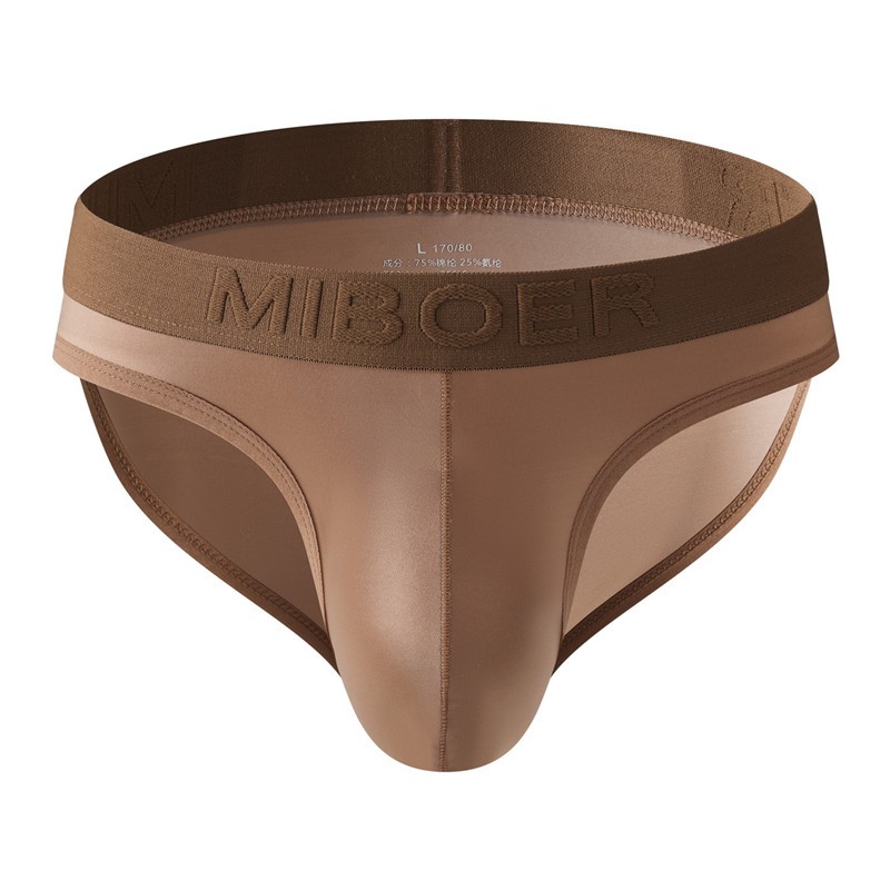 Homens Cuecas De Seda Gelo Calcinha Masculina Biquíni Homem Bulge Bolsa Jockstraps Lingerie Roupa Interior