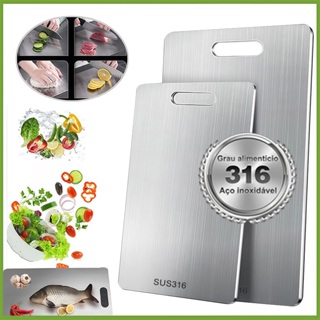 49X60cm Tábua De Corte 316 Aço Inoxidável Antibacteriana À Prova De Mofo tábua de cozinha em Oferta na Shopee