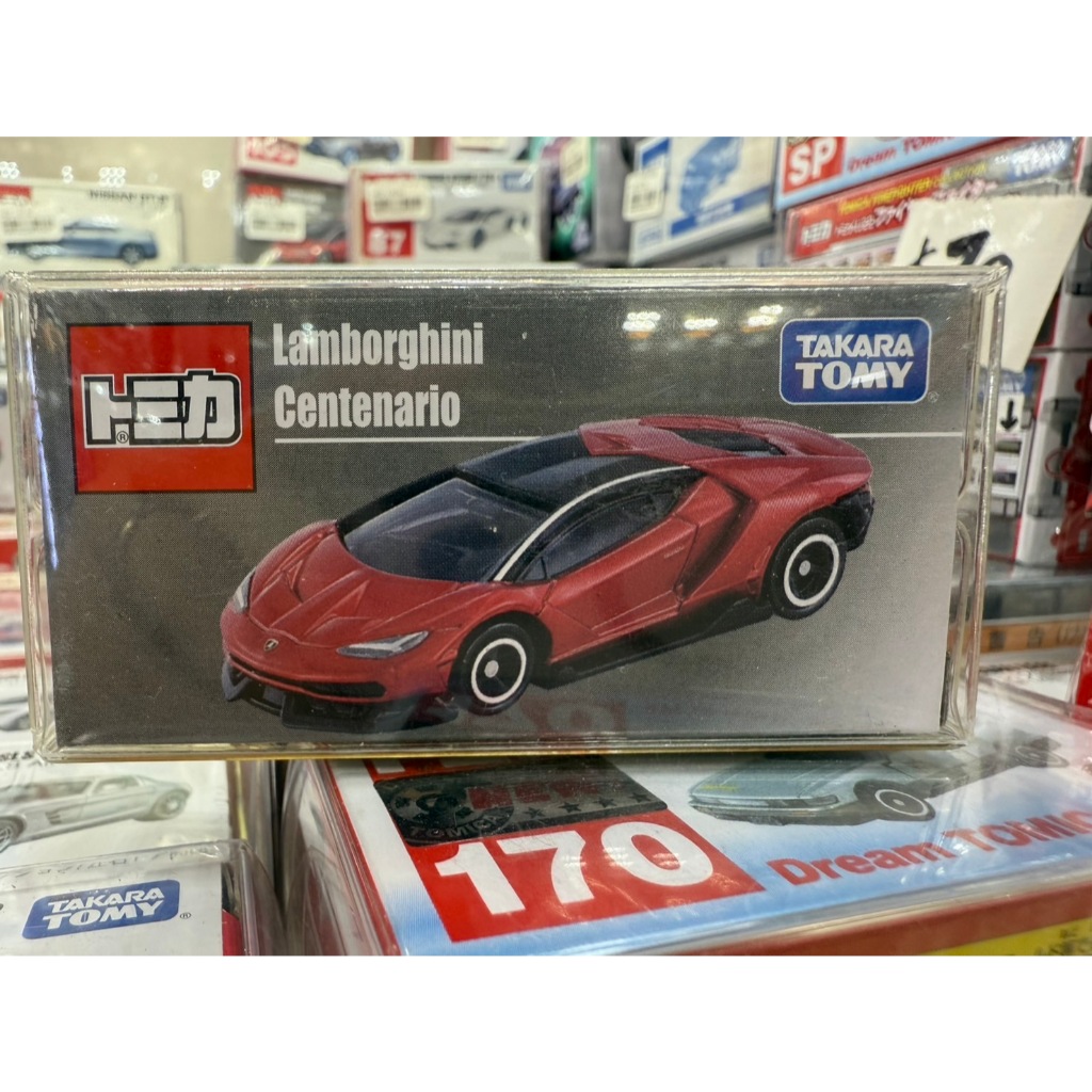 Takara Tomy Tomica 81 Lamborghini Centenario Carro Modelo Em Escala Vermelha Fundida
