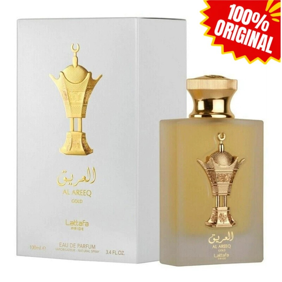 Perfume Árabe Lattafa Al Areeq Gold Unissex Perfume 100ml Original de Fábrica EDP Fixador de Perfume