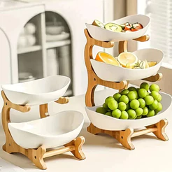 Prato De Frutas Multicamadas Doméstico Criativo Sala De Estar Mesa De Centro Doces Simples Luz Luxo Escandinavo Colocar
