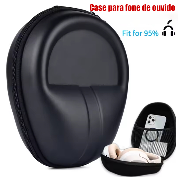 Case para fone de ouvido universal Premium Estojo Porta headphone headset