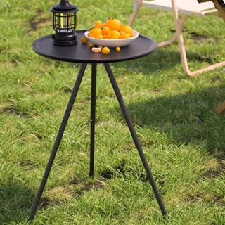 Mesa Dobrável Multiuso | Design Redondo, 5 Níveis para Qualquer Ambiente