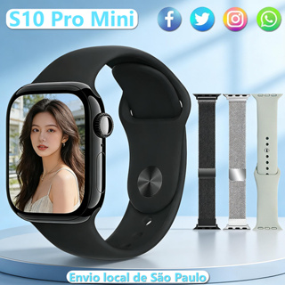 2026 original novo Smartwatch S10 Pro Mini Com monitor De Frequência Cardíaca Do Calculadora São Paulo pronta entrega em Oferta na Shopee