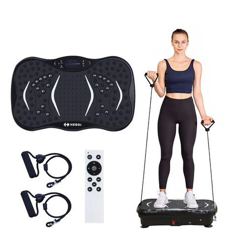 HEROI Queimador de Gordura, Placa de Fisioterapia Vibratória Doméstica, Modo Multiintensidade