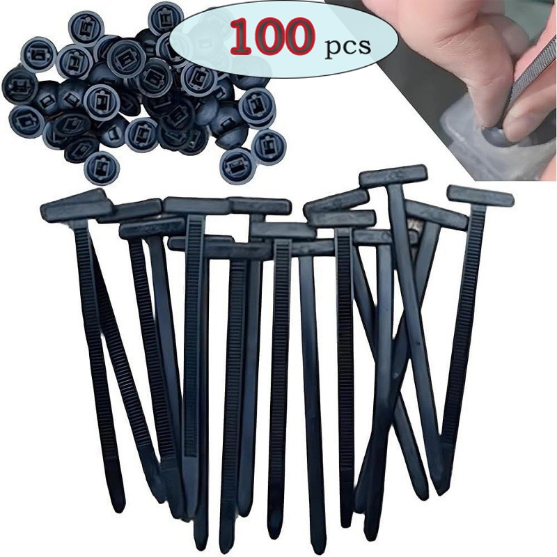 20/50/100 pçs Abraçadeiras Universal Presilha Fixação Com Trava Automática ENVIO IMEDIATO