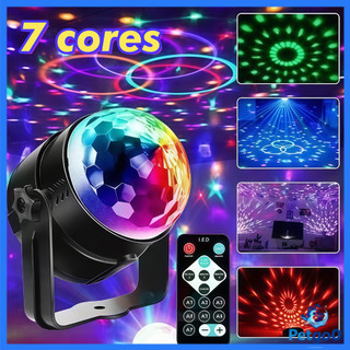 Globo de Luz LED RGB - Sensor de Som, USB, Controle Remoto - Para Festas e Discotecas