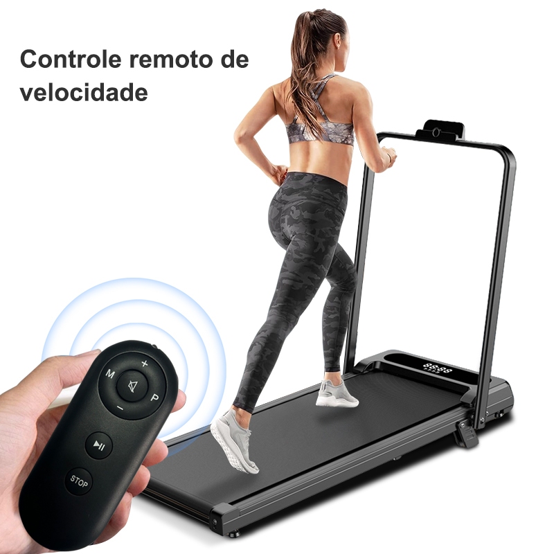 NINJA-MAX 110V/220V Esteira Elétrica Motorizada Portátil e Dobrável Suporta até 120kg