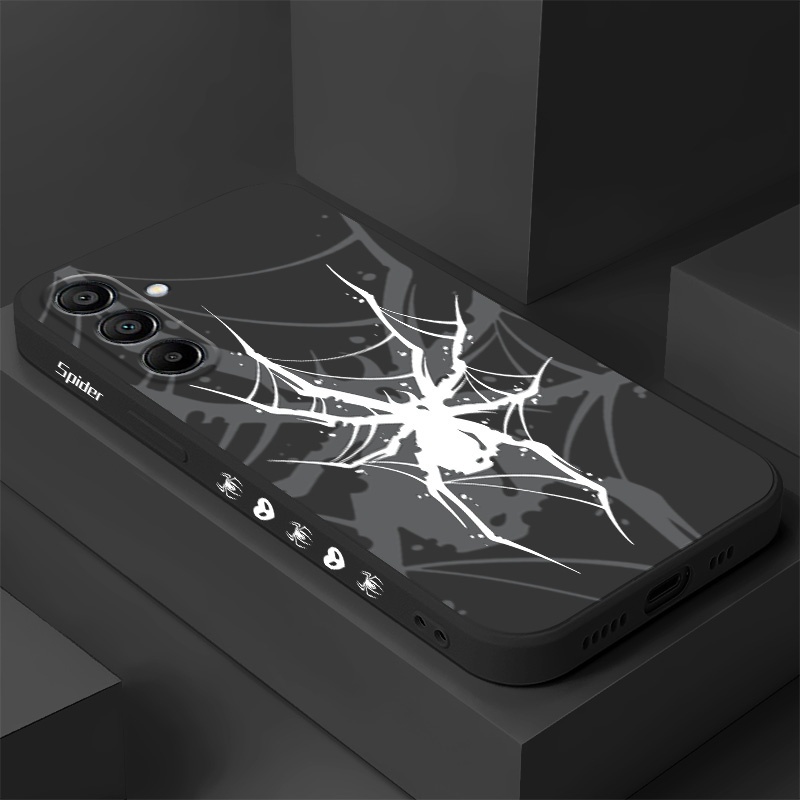 Legal Aranha Caso De Telefone Para Samsung Galaxy A17 A07 A56 A36 A26 A16 A06 A55 A35 A25 A15 A05 A05S 4G 5G Capa