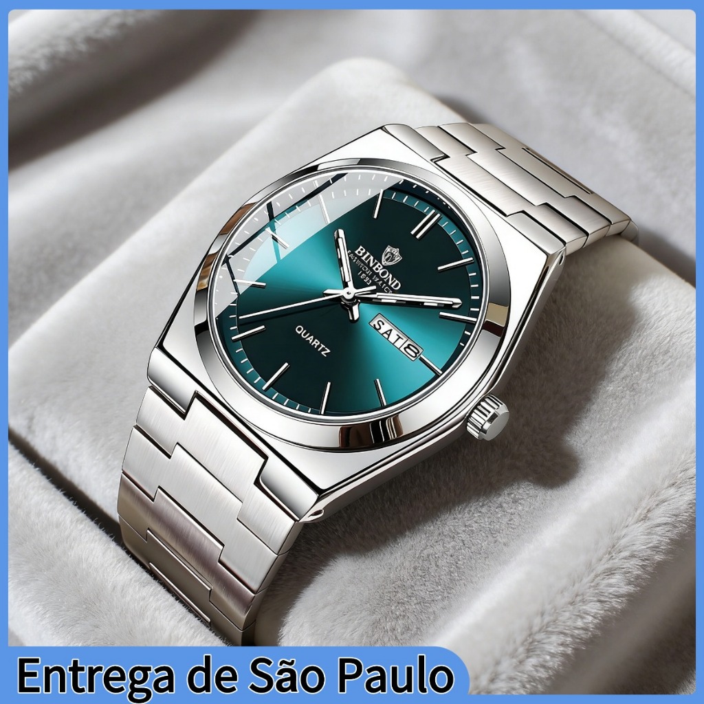 Novo Relógio De Quartzo Masculino Popular Moda Negócios Luxo Casual