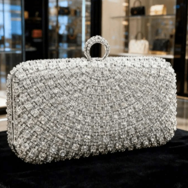 Bolsa Clutch Feminina com Corrente Removível para Casamento Formatura e Festas Elegantes em Oferta na Shopee