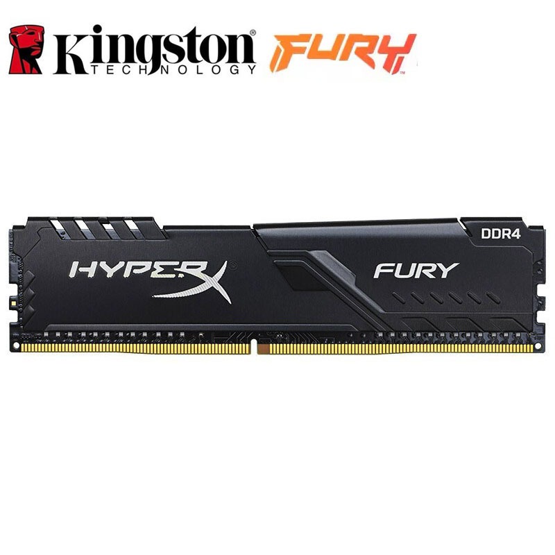 Kingston HyperX Fúria DDR4 ram 4GB 8GB 16Gb pc4 2133Mhz 2400Mhz 2666Mhz 3200Mhz Desktop Para Computador De Memória 1.2V 
