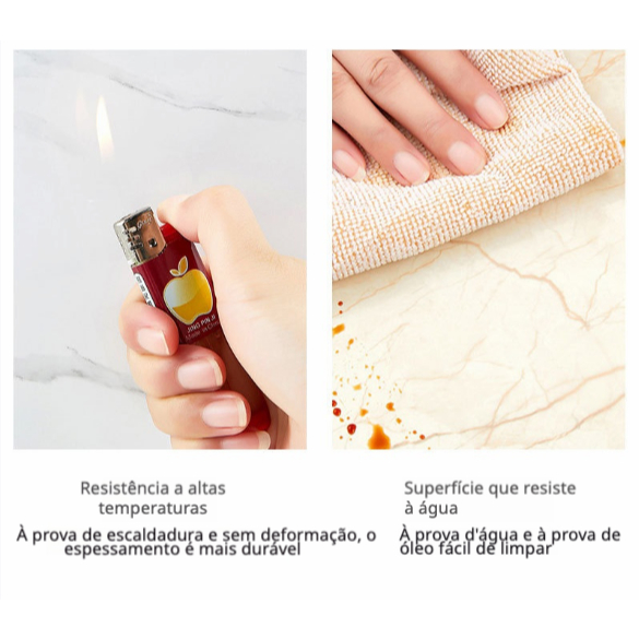 Kit de adesivos de parede 3D-Textura de mármore-Lavável-para salas, quartos, cozinhas e banheiros