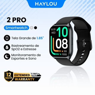 Smartwatch Haylou 2 Pro Tela 1.85"Bluetooth5.0 À Prova D'água 20diasBateria Longa Duração Esportivo Relógios inteligente em Oferta na Shopee