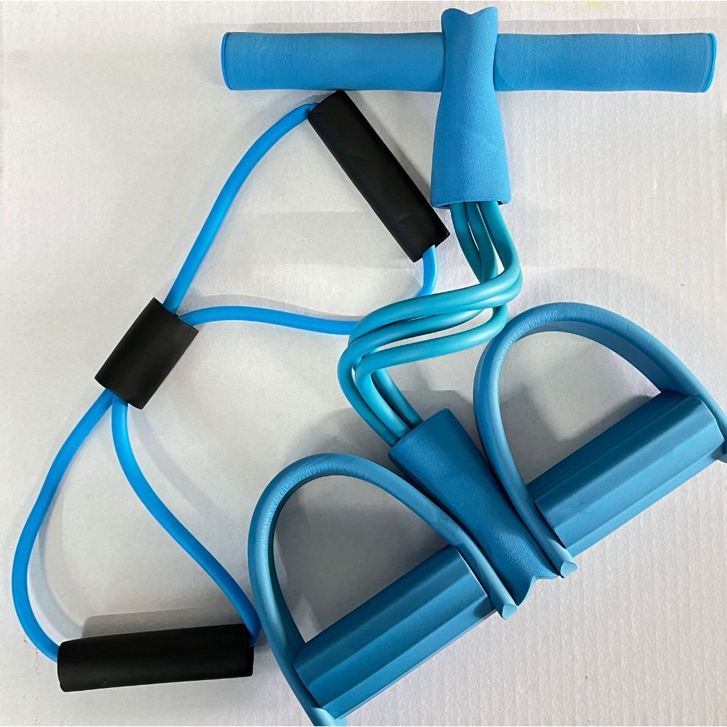 Kit 2 Peças Elástico Extensor Fitness – Exercícios em Casa, Abdômen, Pernas, Braços, Treino Completo em Oferta na Shopee