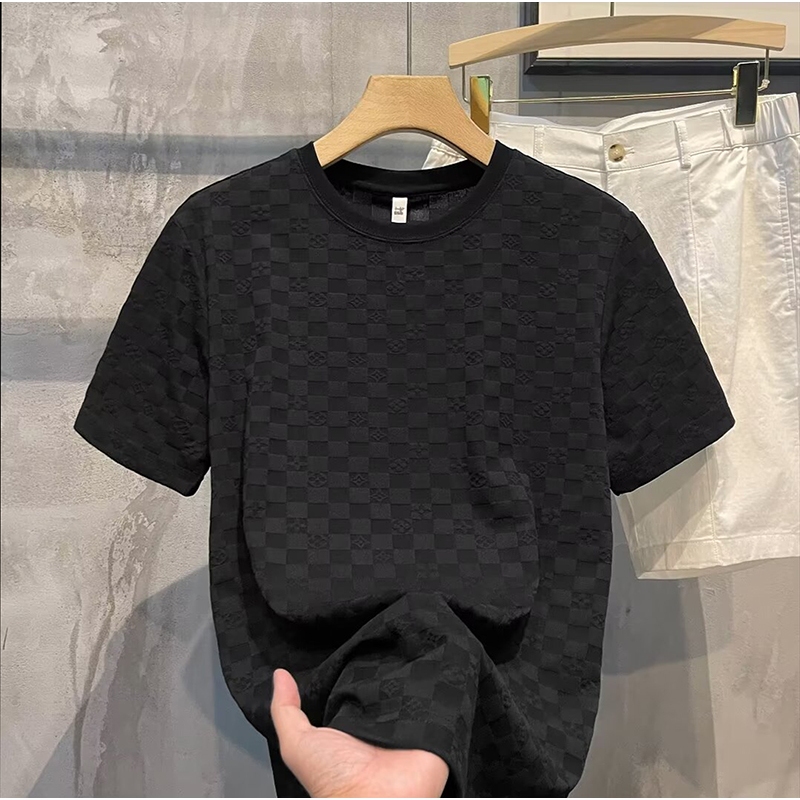 Kit 2 Básico Simples Casual Masculino Dry Fit Camisetas Algodão 30.1 Camisa Masculina Básica Estampada Manga