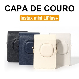[Film Lab] Capa De Couro Instax Mini LiPlay+/gen2 Bolsa Para Câmera Instantânea Capa Protetora Com Alça CAA71 em Oferta na Shopee