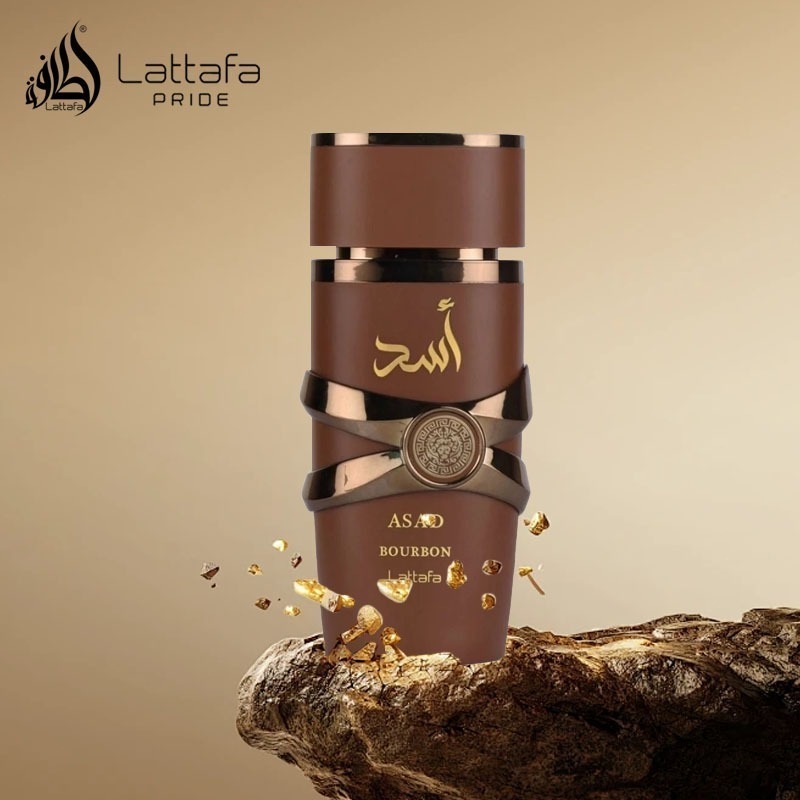 Perfume Árabe Lattafa Asad Bourbon Masculino Eau de Parfum Original-100ml