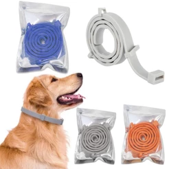 Coleira Para Prevenção De Pulgas E Carrapatos-Ajustável À Prova D'água, Cães Gatos, Veterinários