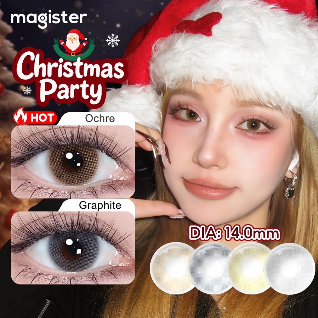 (0 ~-8.00) Lentes De Contato Myopia Coloridas Diâmetro Castanho Natural 14.0mm Pode Ser Usado Por 6 Meses