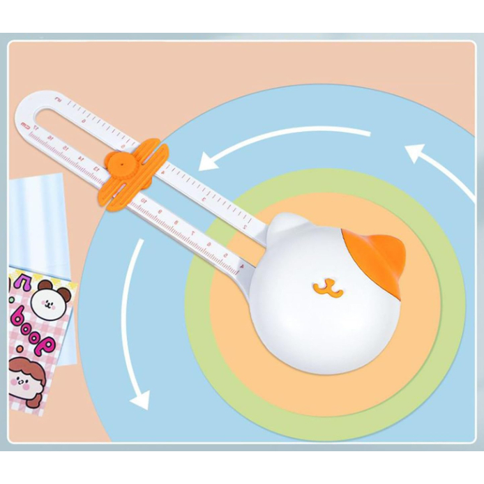 Cortador Circulo 10 a 32 cm diâmetro Guilhotina Refiladora Circular 360º