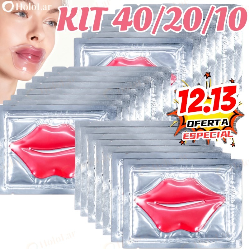 Kit 40/30/20/10 Máscara Labial DADIVA De Mel de colágeno com cristal hidratante para lábios-HL
