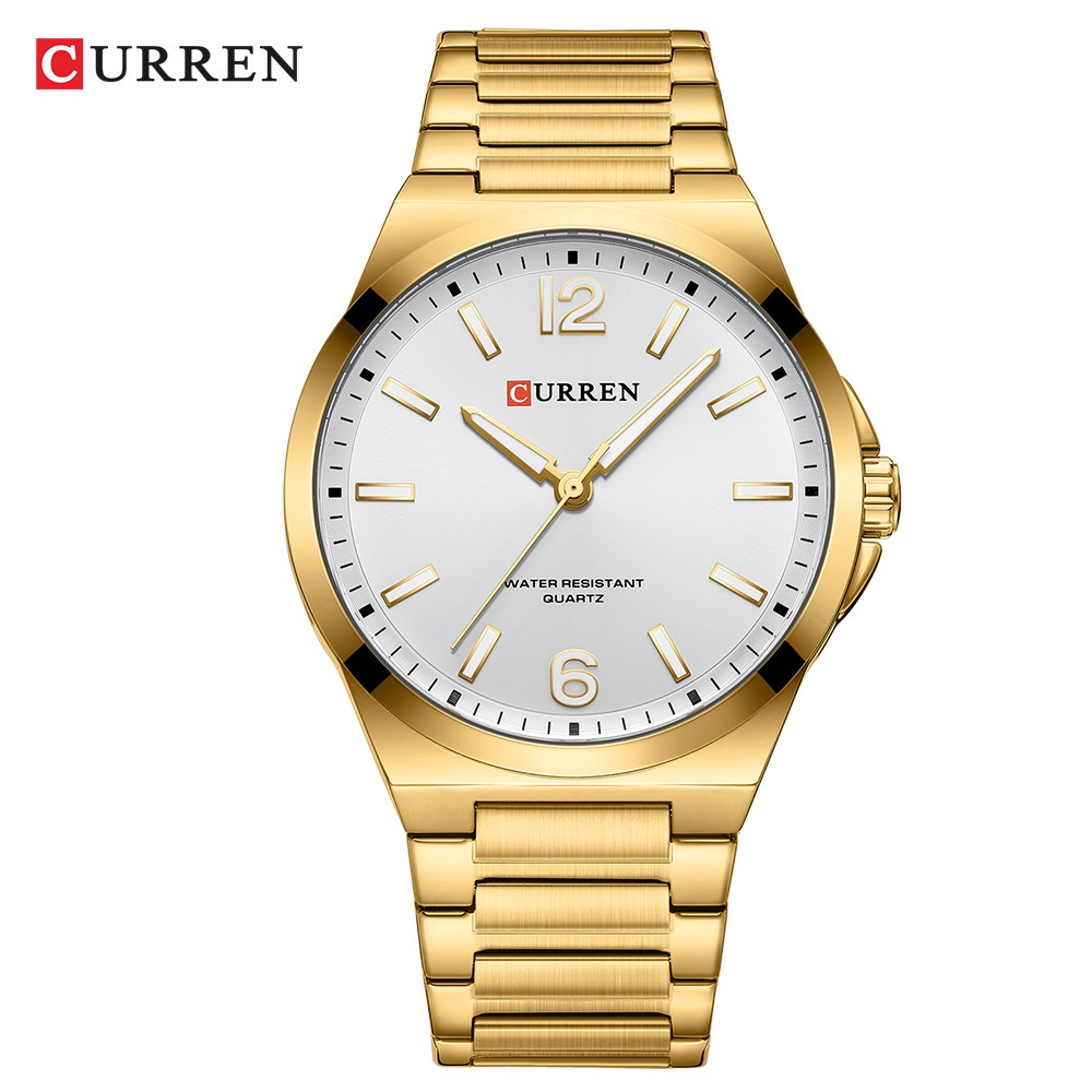 Novo CURREN Relógio Masculino Pulseira De Aço Inoxidável Mãos Luminosas Clássico Minimalista Negócios Casual Esportes Re