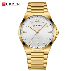 Novo CURREN Relógio Masculino Pulseira De Aço Inoxidável Mãos Luminosas Clássico Minimalista Negócios Casual Esportes Re