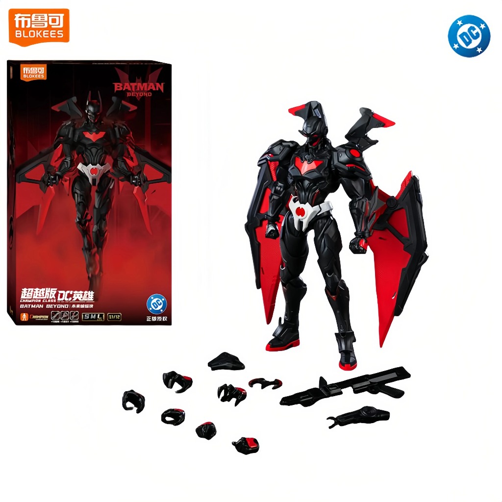 2025 Blakees DC Blokees Batman Beyond Action Figure Campeão Classe Modelo Boneca 2025 Superman Estátua Crianças Aniversá