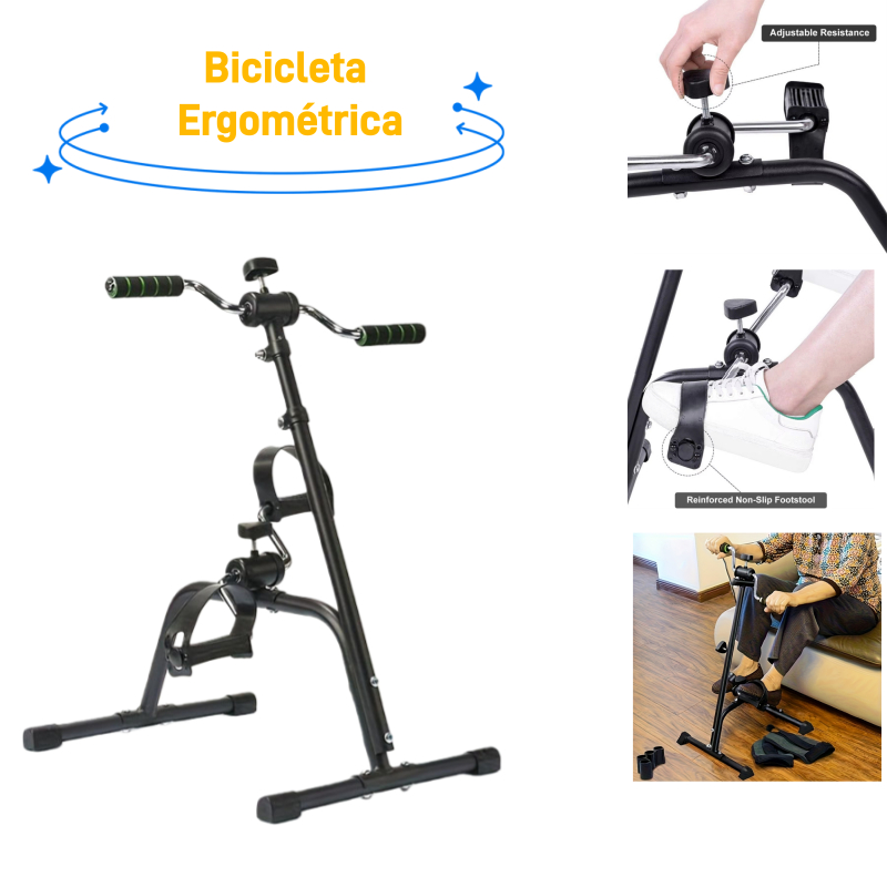 Mini Ciclo Bicicleta Bike Fisioterapia Idosos Braços Pernas Braços Fisioterapia