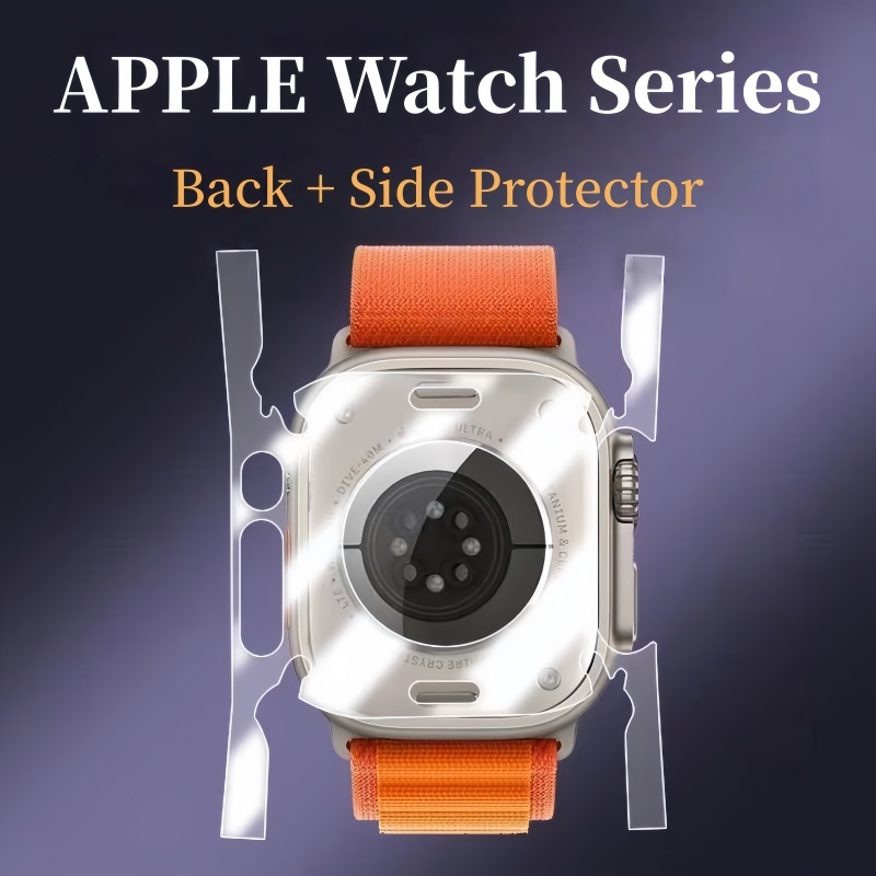 Filme De Hidrogel Macio Traseiro + Lateral Para Apple Watch Series 11 10 9 8 7 6