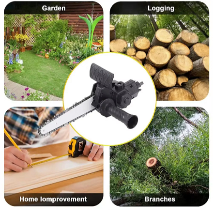 Serra elétrica portátil sem fio de 4 polegadas Mini motosserra recarregável para poda de madeira