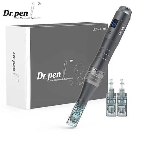 Caneta M8 Dr Com 16 Pinos Ultima Derma Pen Microneedle DermaPen Para Rejuvenescimento Da Pele em Oferta na Shopee