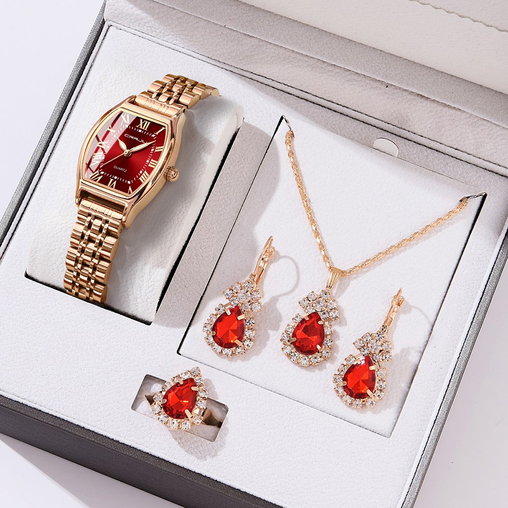 CRRJU Relógio Feminino Marca Original Moda Quadrado Retro Minimalista Mostrador Pulseira De Aço Inoxidável Elegância Req