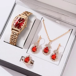 CRRJU Relógio Feminino Marca Original Moda Quadrado Retro Minimalista Mostrador Pulseira De Aço Inoxidável Elegância Req