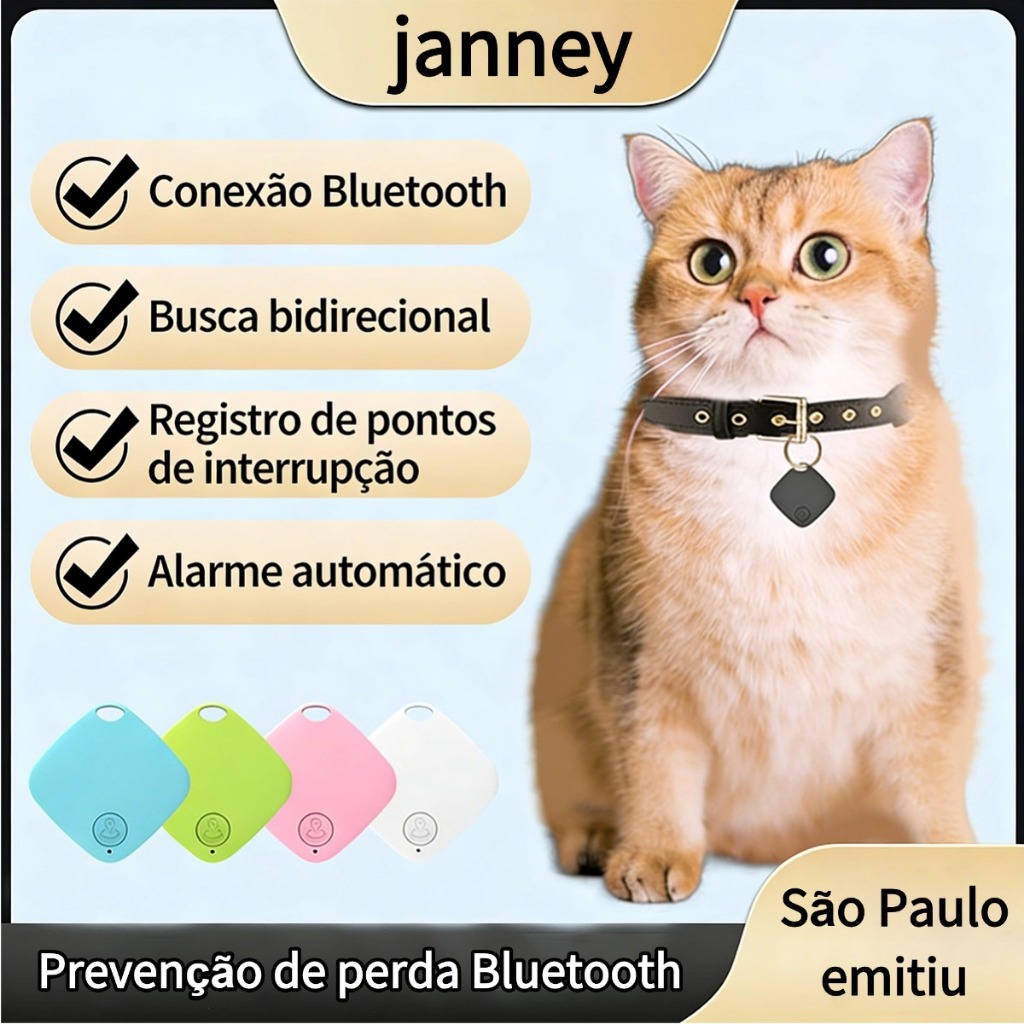 KIT 3 Rastreador de etiqueta GPS inteligente mala-carro-animal de estimação-criança sem limite de distância