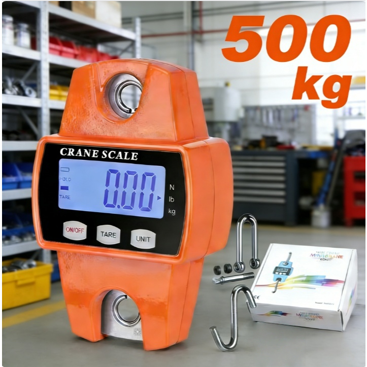 Balança Industrial Digital Portátil Lcd Suspensa 500 Kg