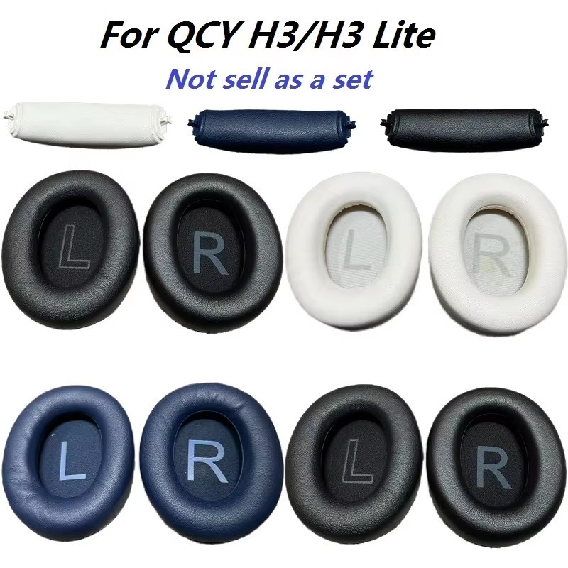 Novas Almofadas de Ouvido QCY H3/h3 Lite/H3S Fones Substituição Tozo Ht2 Earmuff Almofada Travesseiro Bandana