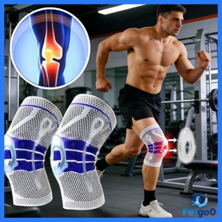 Kit 2/1 Joelheira Ortopédica 3D Compressão com Silicone e Aço - Alívio Dor Joelho para Corrida em Oferta na Shopee