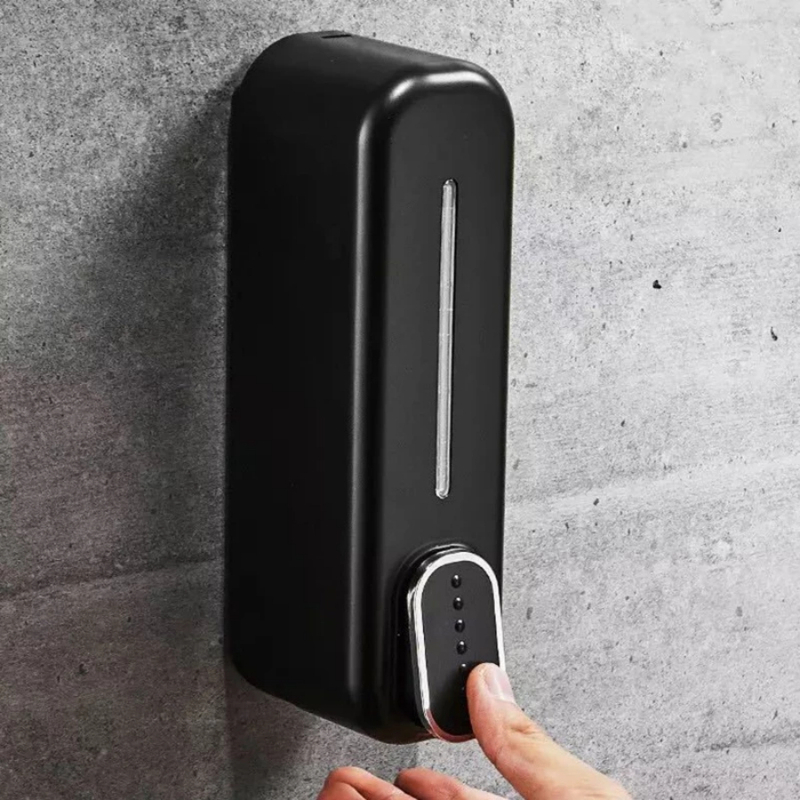 Dispensador manual de parede para sabão líquido, shampoo e condicionador