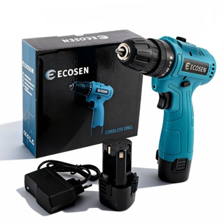 Parafusadeira Furadeira 12V a Bateria Sem Fio Com Carregador 750r/min ECOSEN em Oferta na Shopee